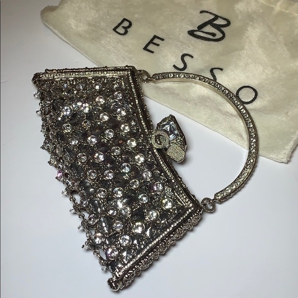 Silver Diamond Clutch - Picture 2 of 4